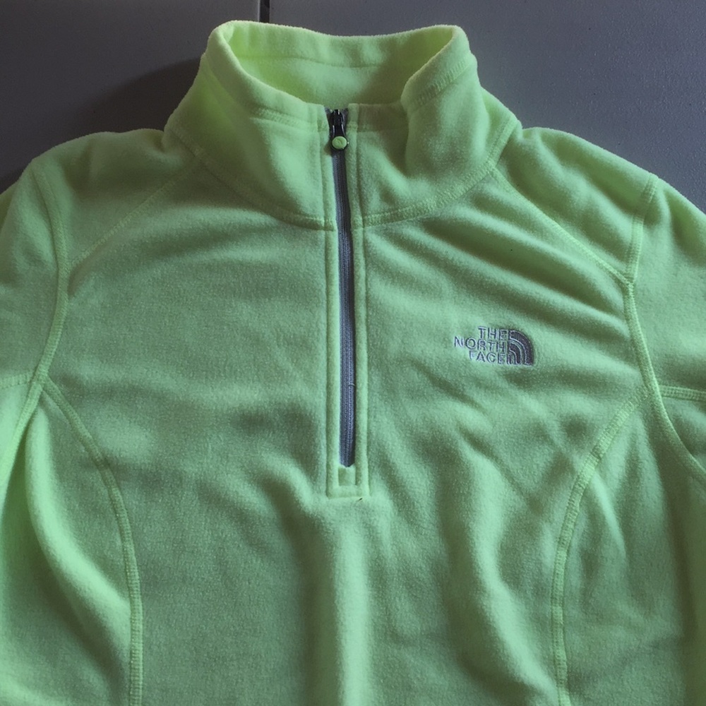The North Face fleece XS yellow NWOT